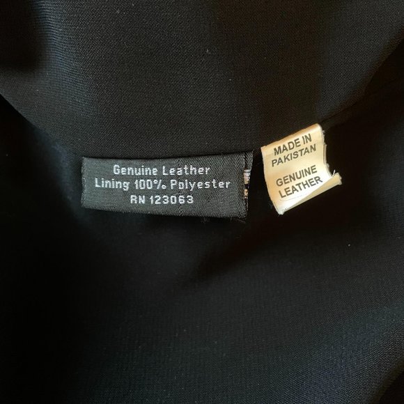 Understated Leather black motorcycle jacket XS - Picture 5 of 5